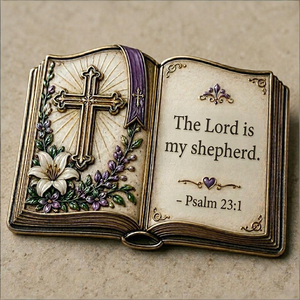 ✝️Open Bible Pocket Hug – Faith You Can Carry With You
