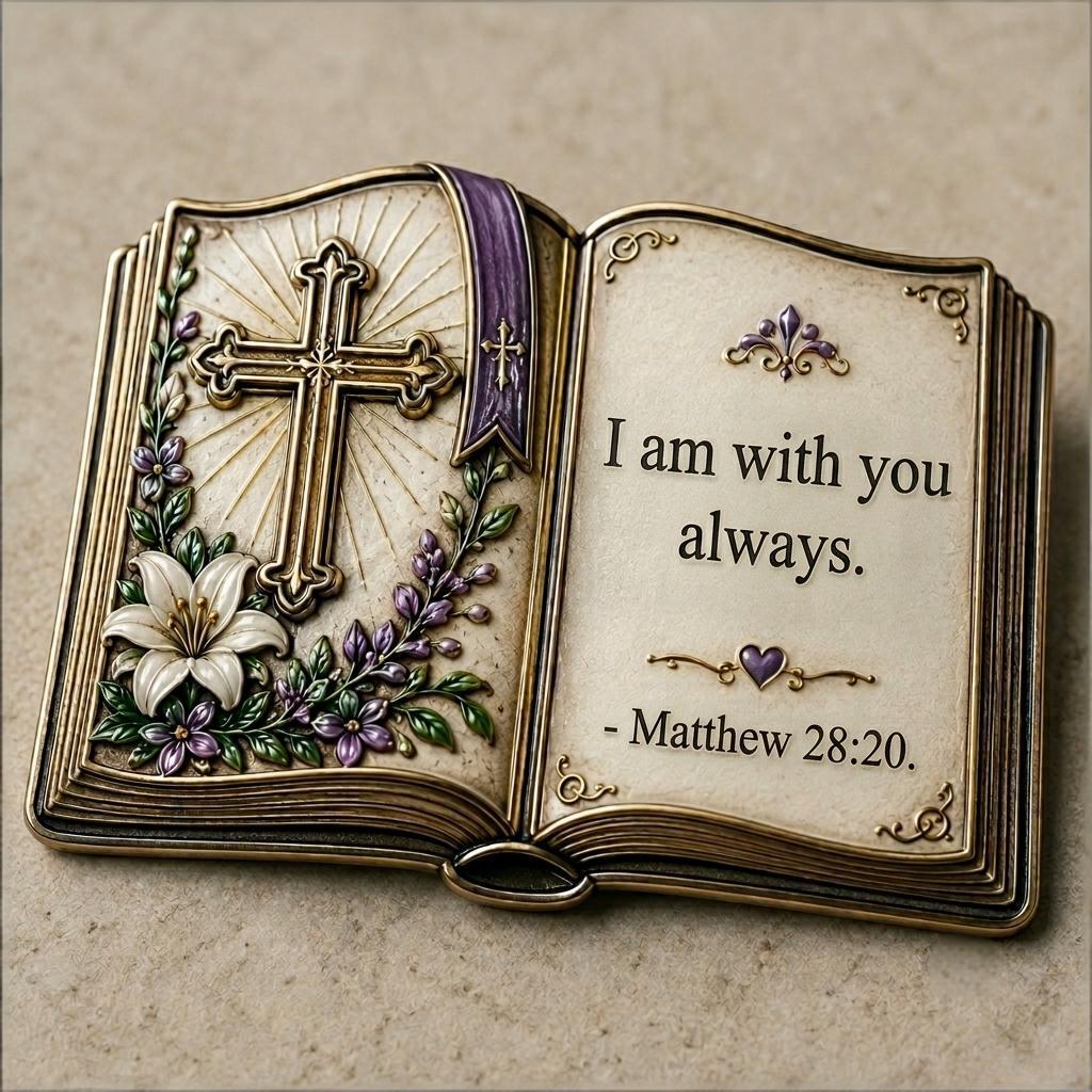 ✝️Open Bible Pocket Hug – Faith You Can Carry With You