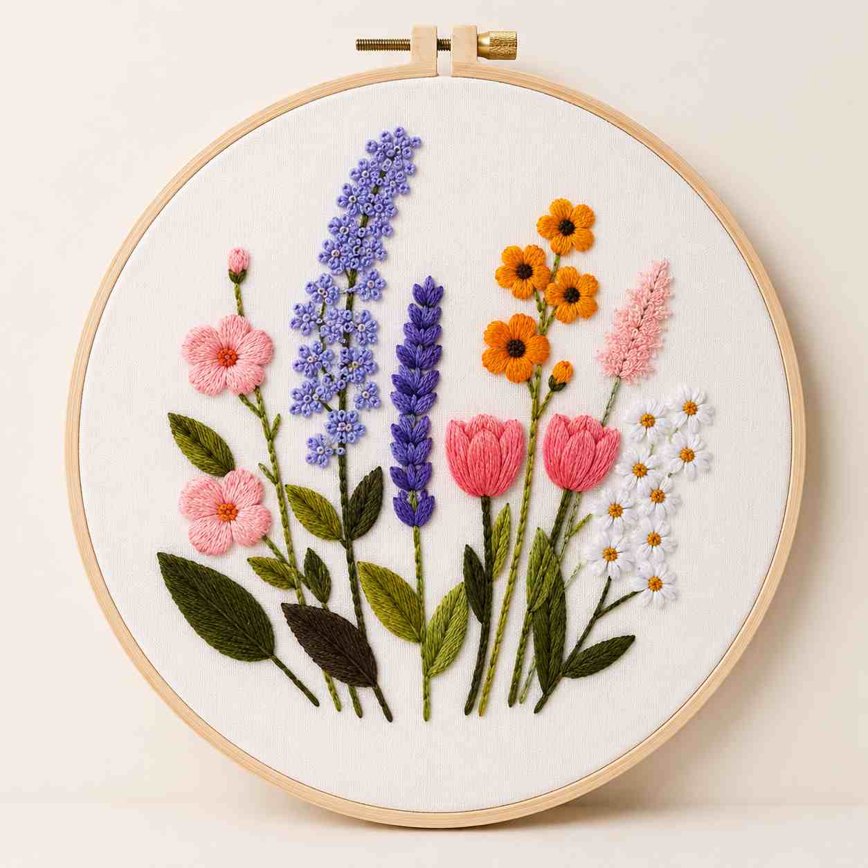 🌻🧵CraftHoop Stitch & Learn Beginner Embroidery Kit – Summer Edition